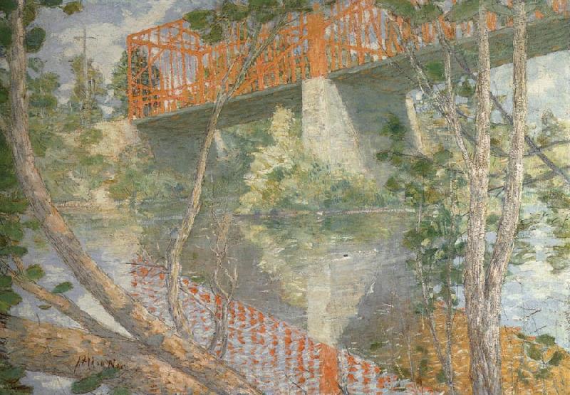 julian alden weir The Red Bridge